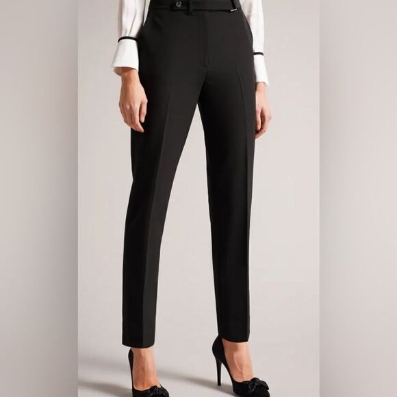 NWT. Ted baker Rraet Slim Tailored Trouser color black. Ted Size 6 / US 14. - Picture 9 of 9